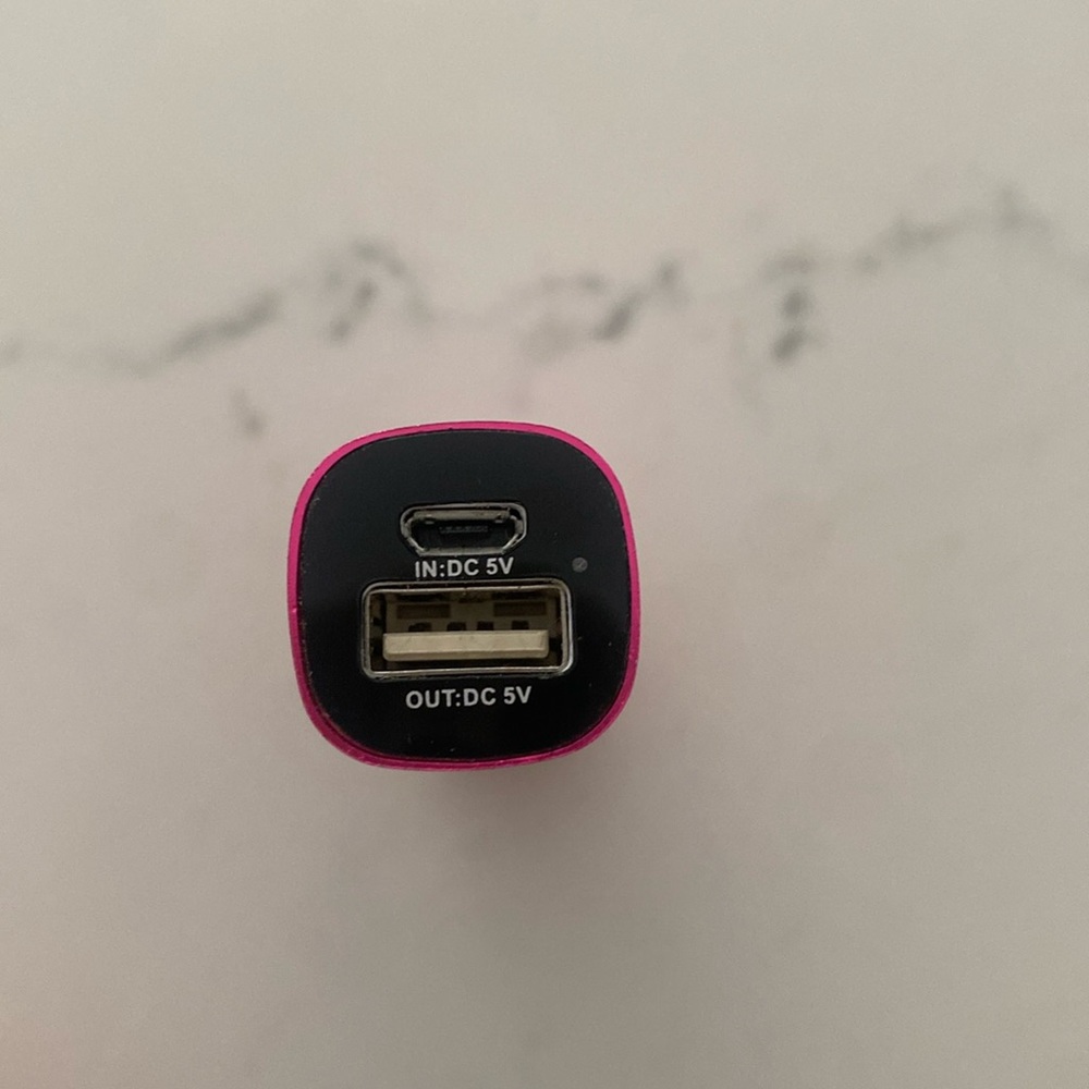Pink Portable Charger